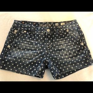 Miss me polka dot shorts.   Adorable.   Size 28